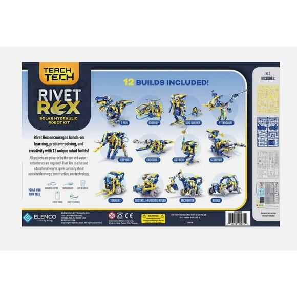 Teach Tech Rivet-Rex Robot Multiple Builds NEW - Picture 2 of 5